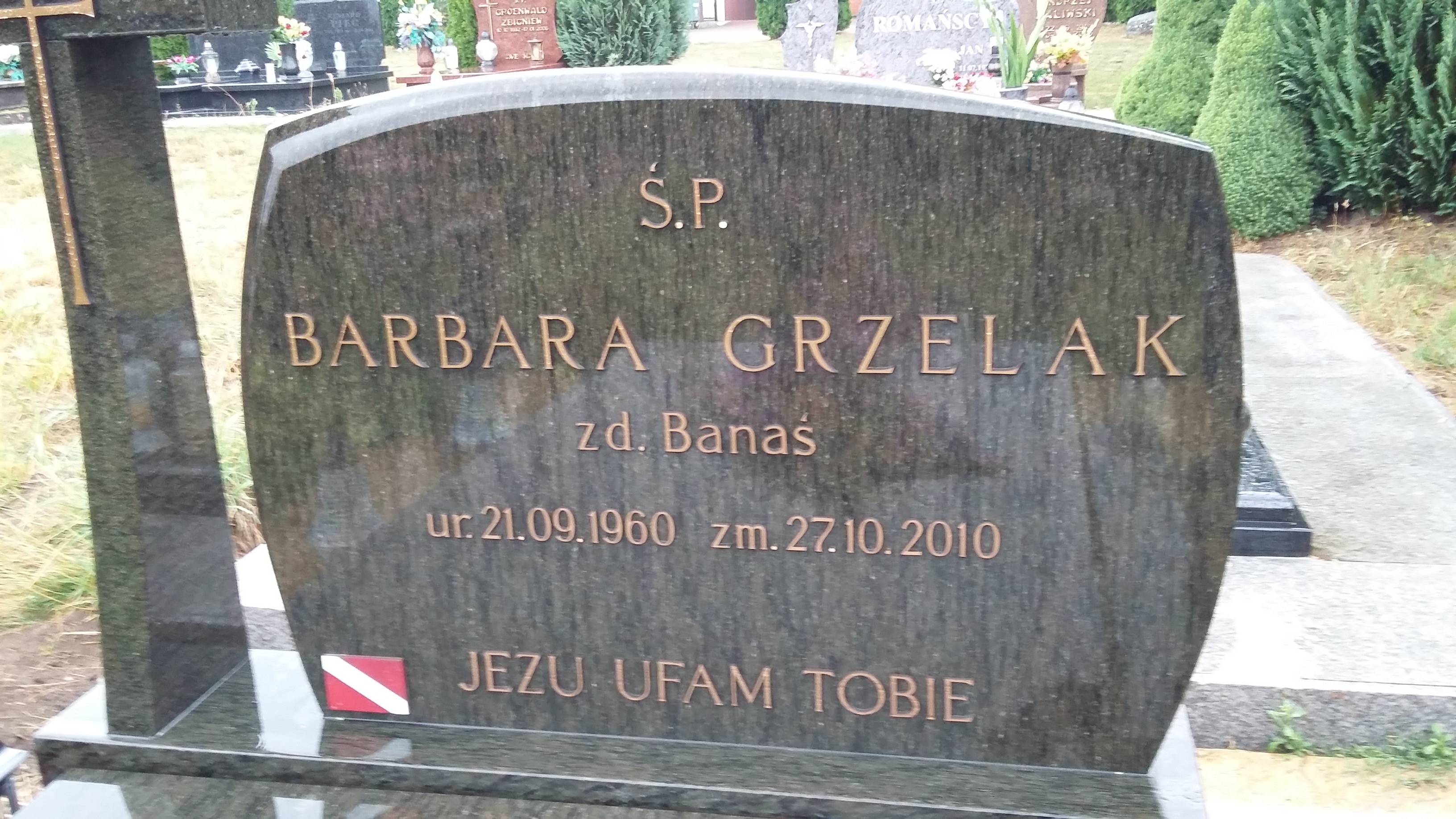 Grób Barbara Małgorzata Grzelak