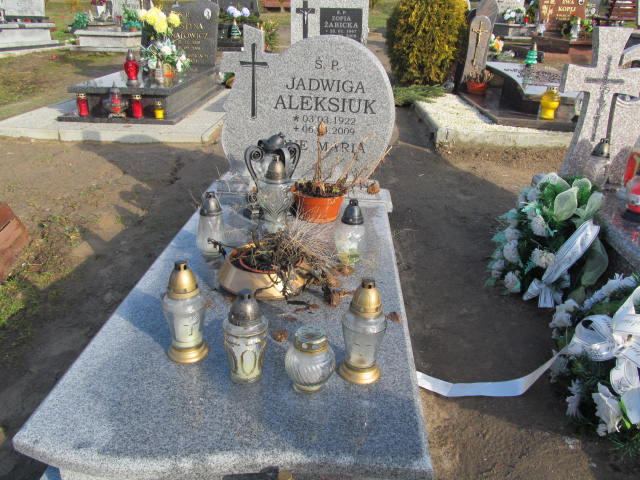 Grób Jadwiga Aleksiuk