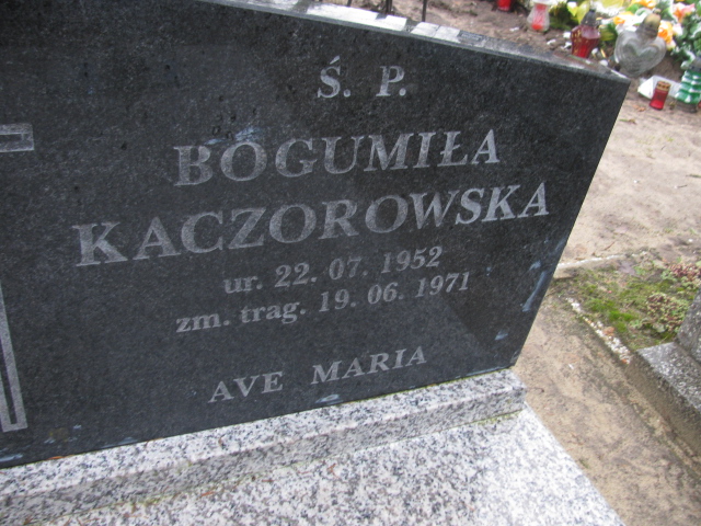 Grób Bogumiła Kaczorowska