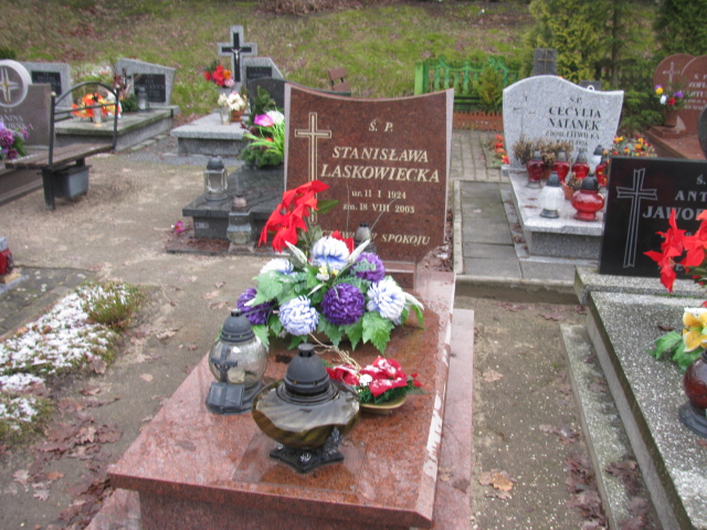 Grób Stanisława Józefa Laskowiecka