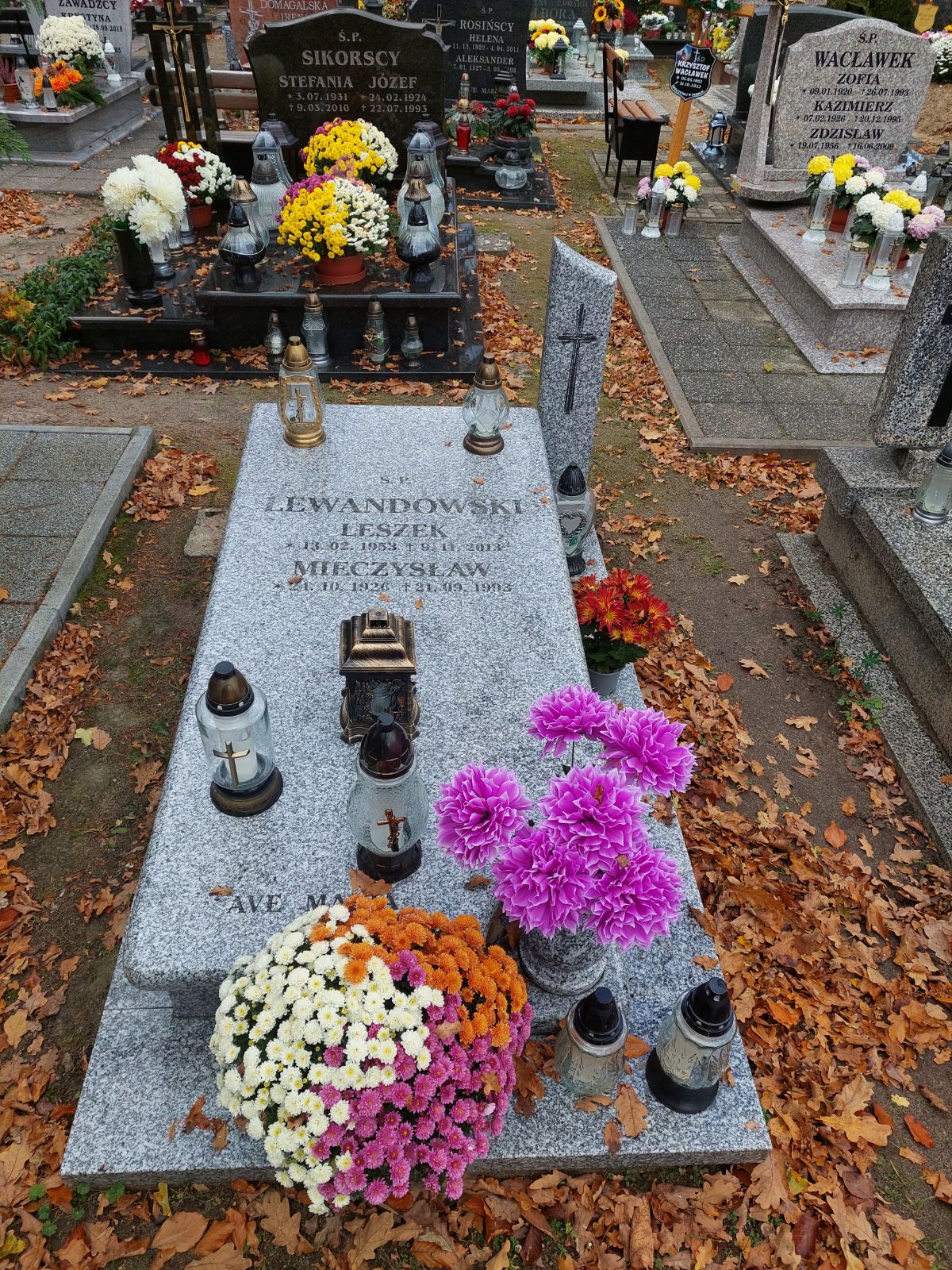 Grób Mieczysław Lewandowski