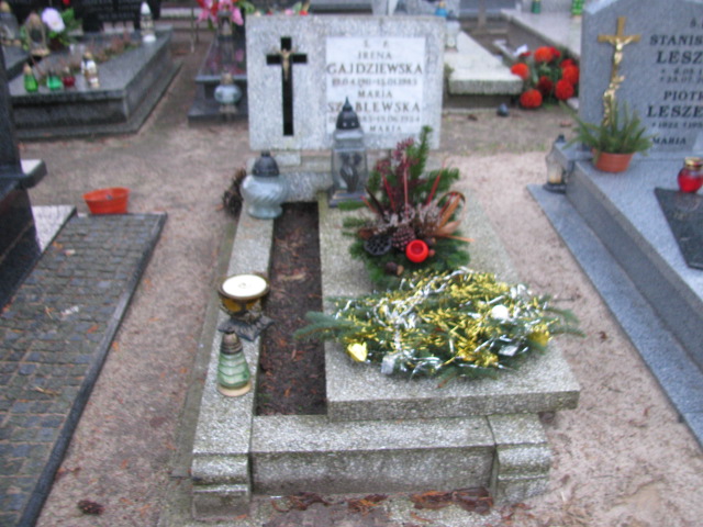 Grób Irena Gajdziewska