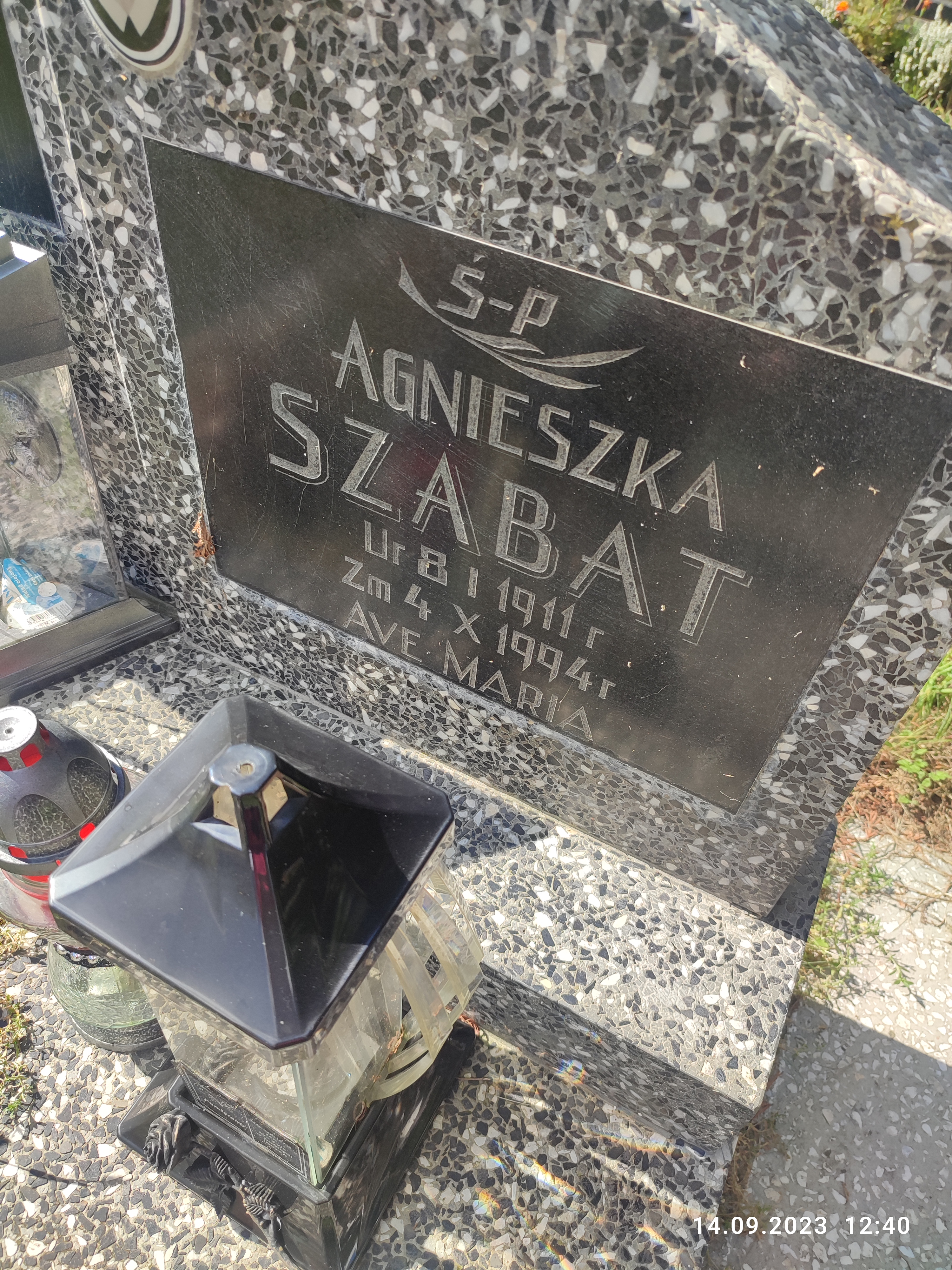 Grób Agnieszka Szabat