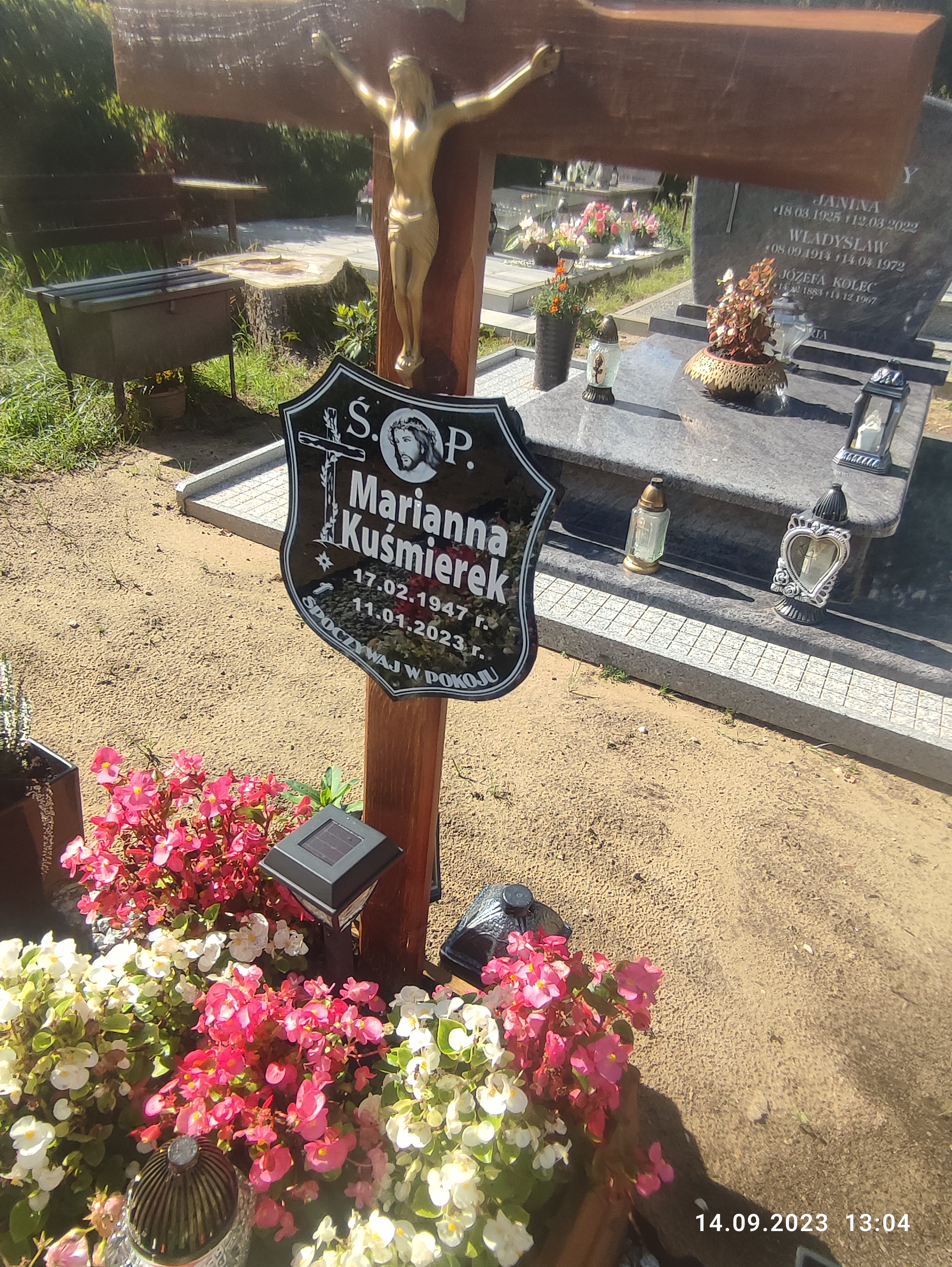 Grób Marianna Kuśmierek